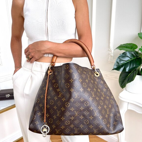 Authentic Louis Vuitton Artsy Monogram Canvas Hobo Shoulder Bag CA4181 B0677 - Picture 1 of 16